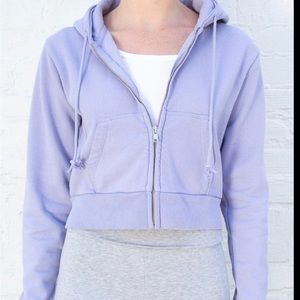 BRANDY CROPPED ZIP UP